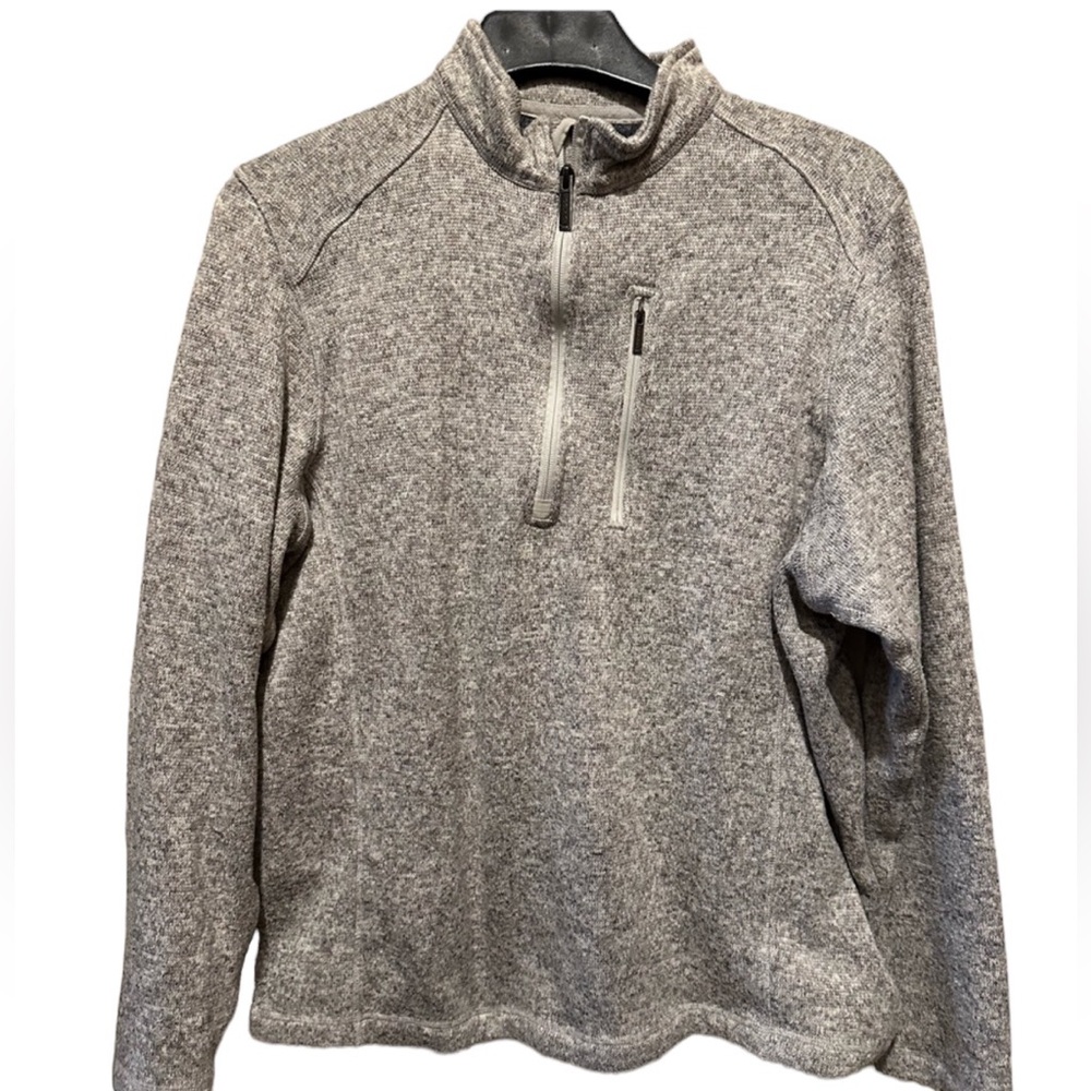 Woolrich men’s XL wool half zip sweater long sleeved warm fall